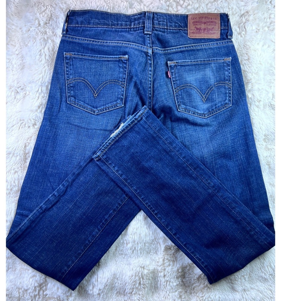 Levis 511 Skinny Jeans Mens 32x32 Medium Wash Blue Denim Pants 05511-0408 A9